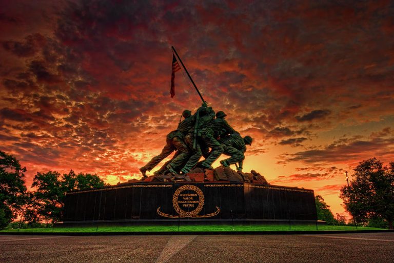 3 Us Marine Corps War Memorial Sunrise Craig Fildes