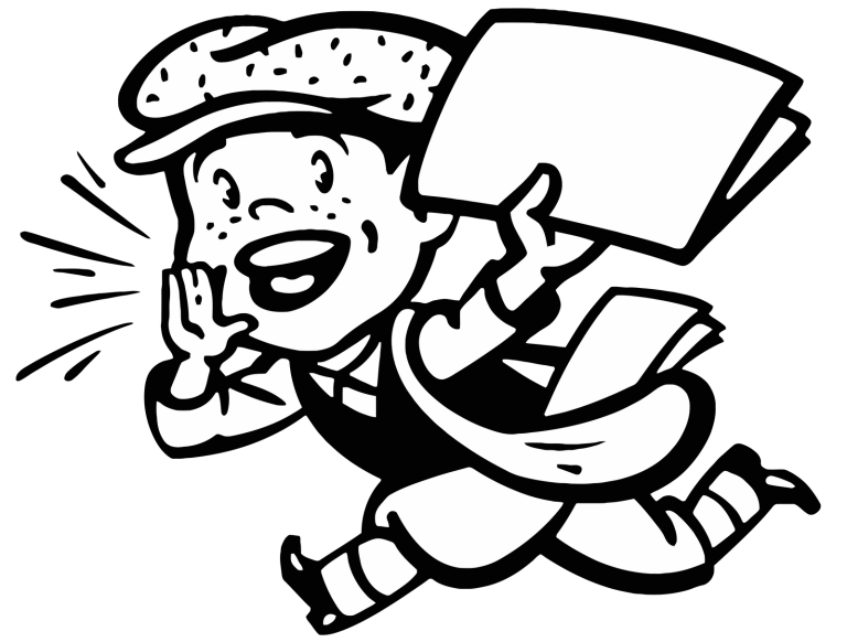 News Paper Boy Extra Extra Read All About It By Topher147 Da61wmm Fullview