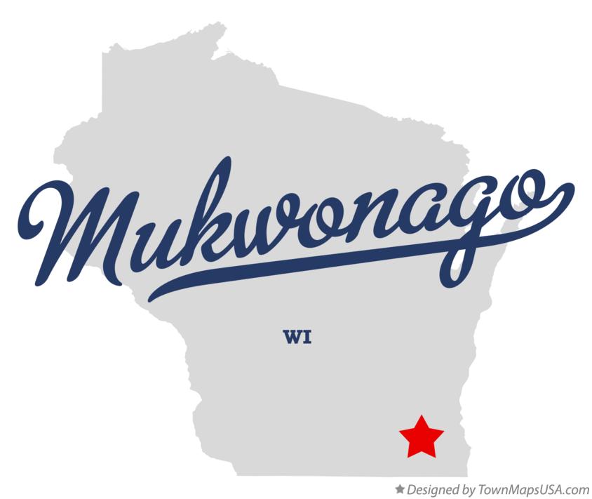 Map Of Mukwonago Wi